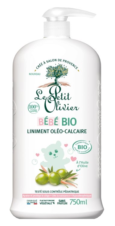 LE PETIT OLIVIER Baby Salbe Oleo-Kalkstein Bio Fl 750 ml