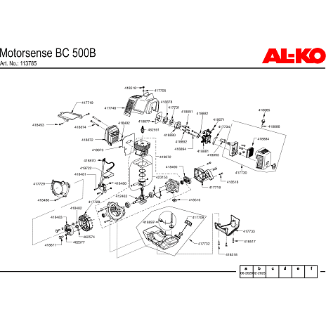 AL-KO buskrydder BC 500 B