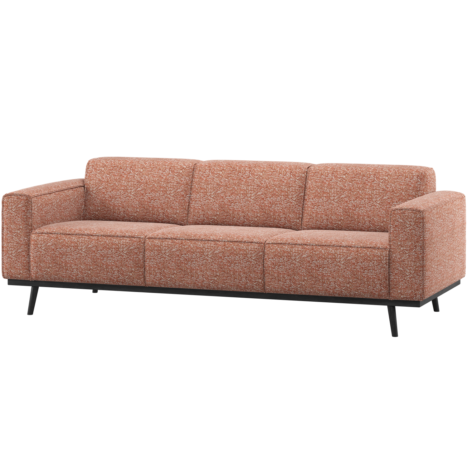 WOOOD Statement 3-Zits Bank 230 cm - Polyester - Terra Melange
