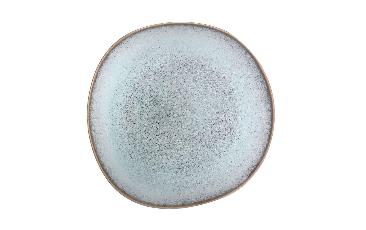 Speiseteller Lave 6 Stück, Blau/Türkis<br>Vielseitiger Teller im angesagten Pottery-Stil