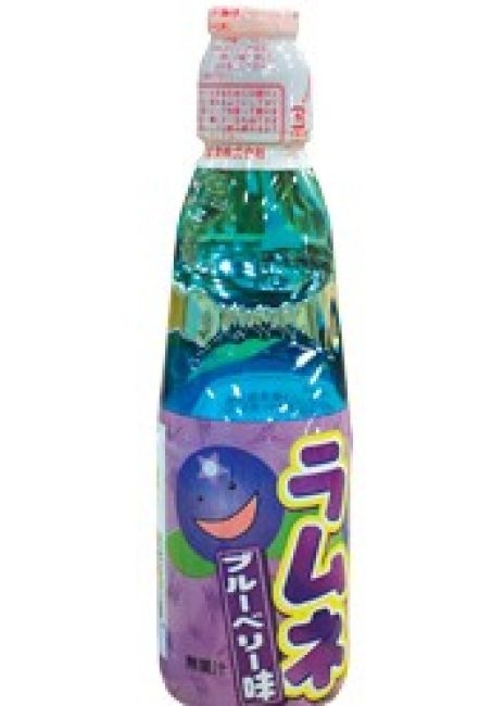 Hata Kousen Ramune Bosbes Frisdrank met Koolzuur 200ml