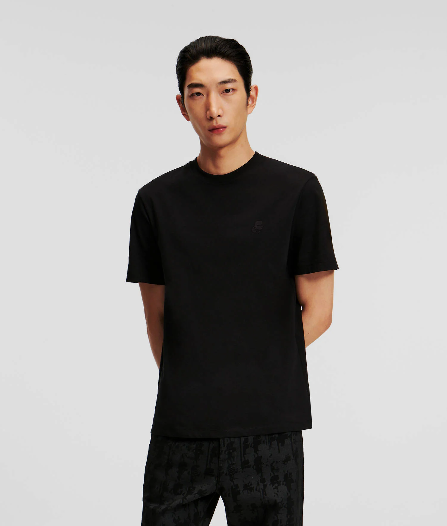 T-SHIRT KARL KAMEO - Noir