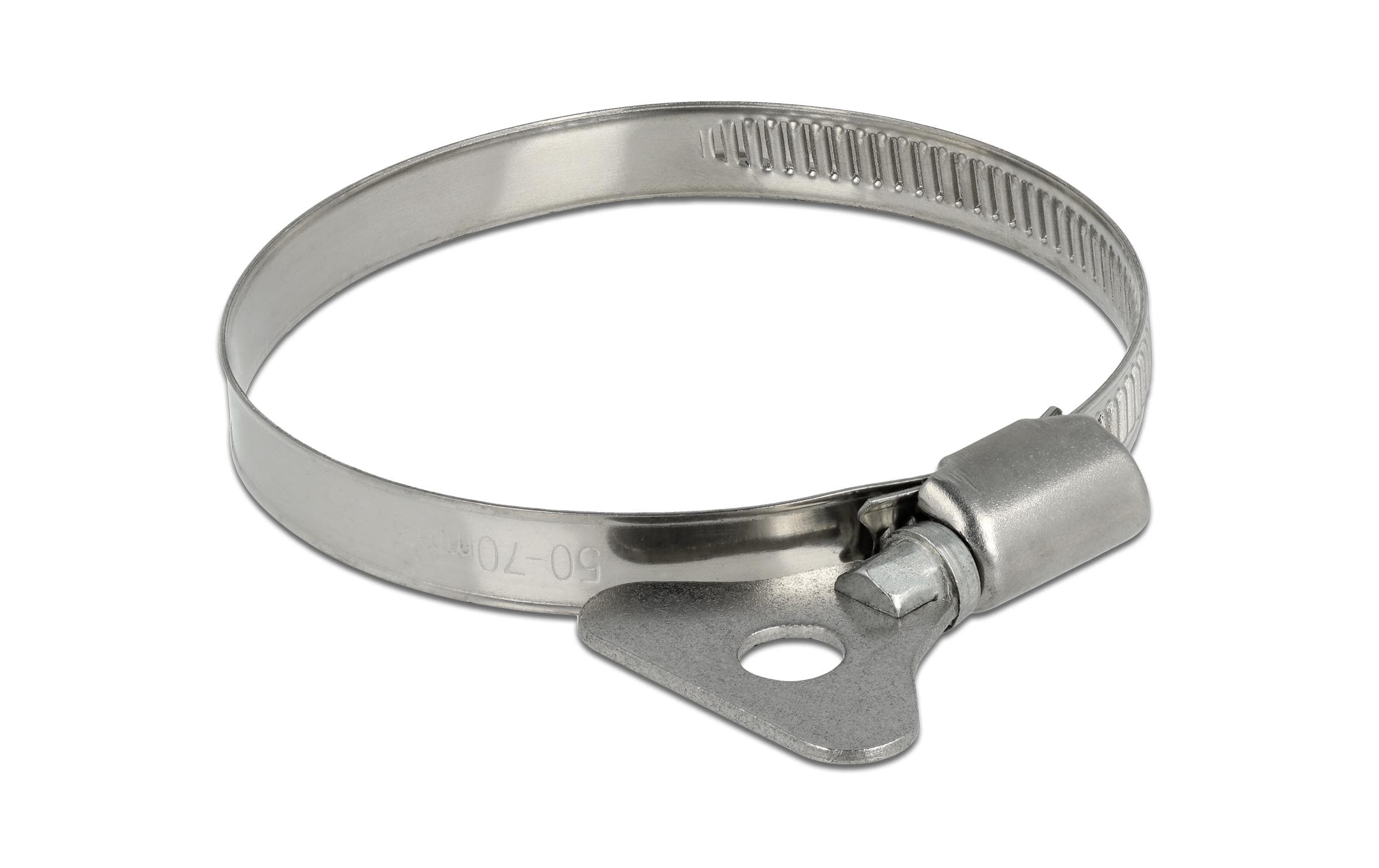 Schlauchschellen-Set 50-70 mm 10 StückSchlauchschelle mit Flügelmutter 50 - 70 mm 10 Stück Metall