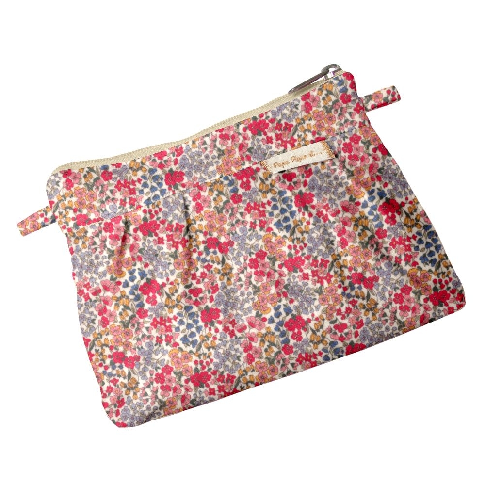 Mini Pochette Plissée Porcelaine Rosée