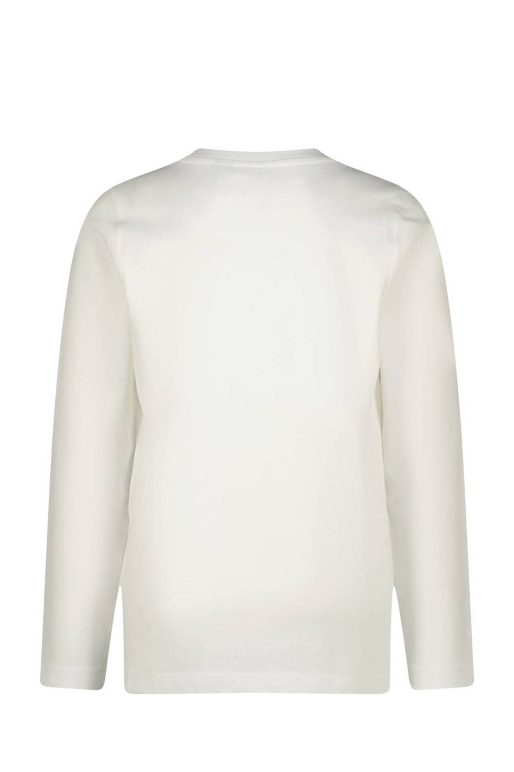 Messi longsleeve Logo met printopdruk wit