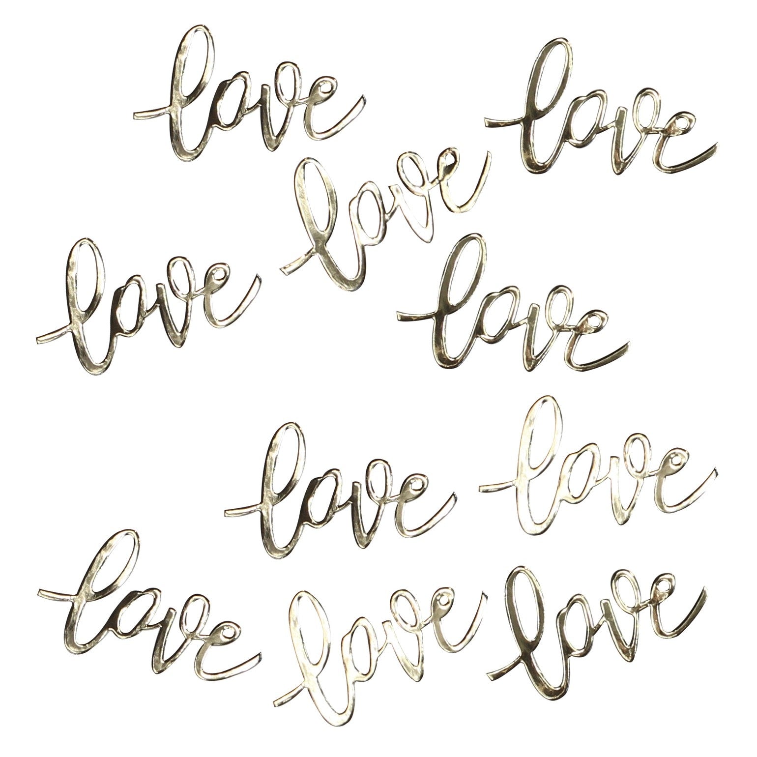 Gouden Confetti Love 6,5cm