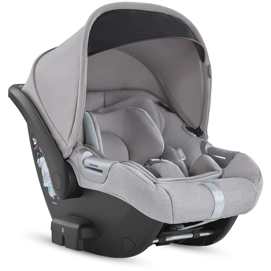 Inglesina Kombikinderwagen Aptica Darwin Silk Grey Gestell Black