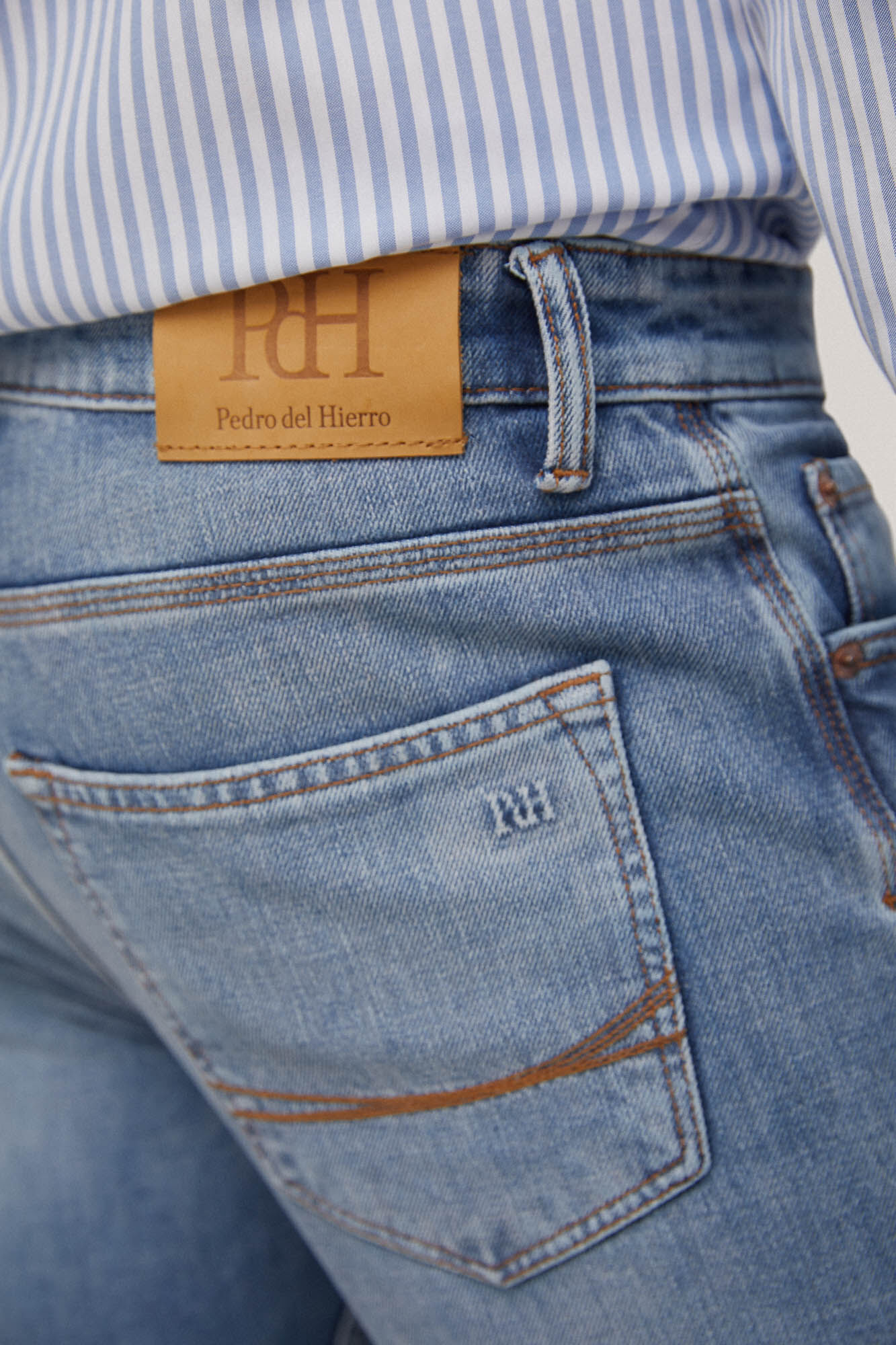 Calça jeans Premium Flex Slim Fit - Azul