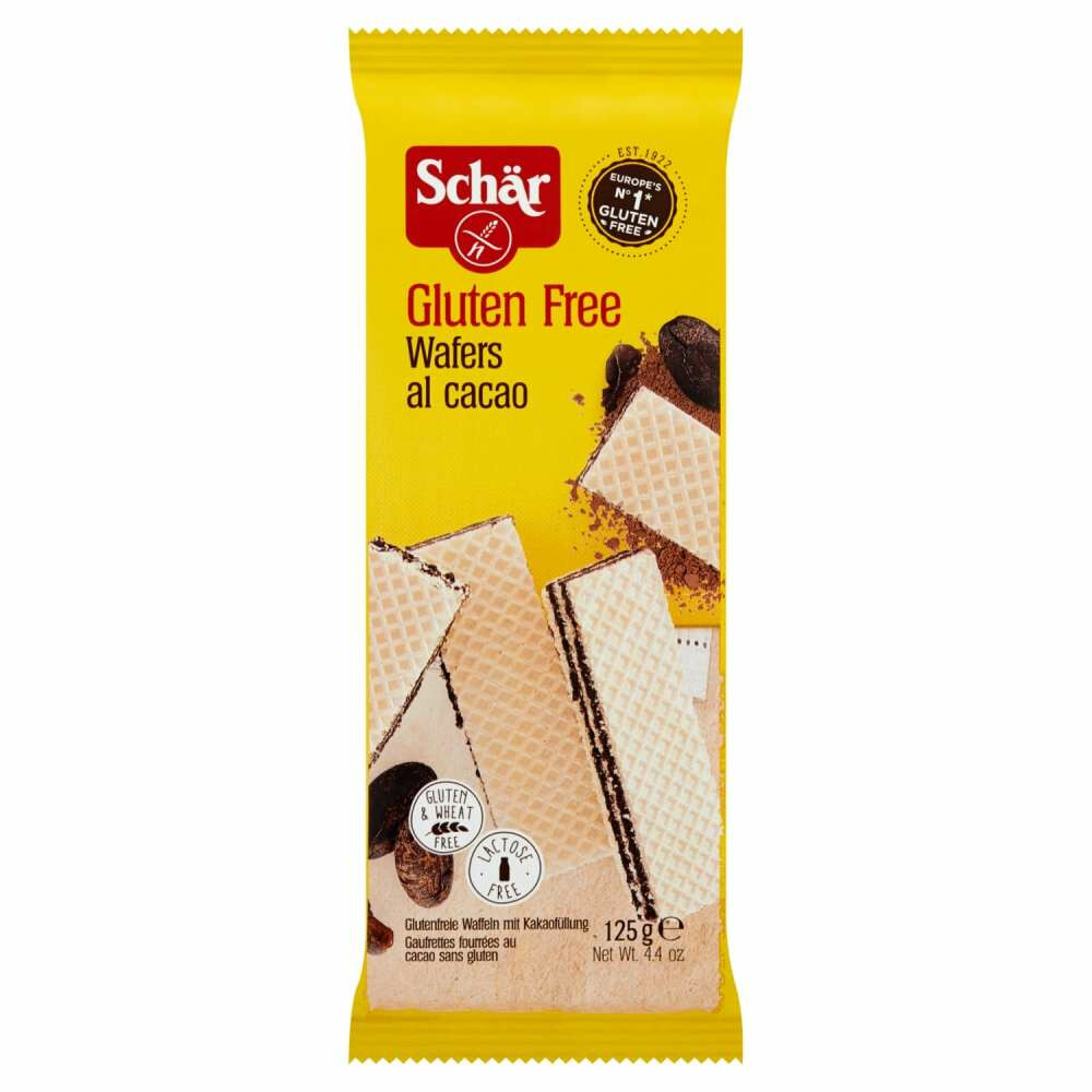 3x Schar Wafels Chocolade125 gr