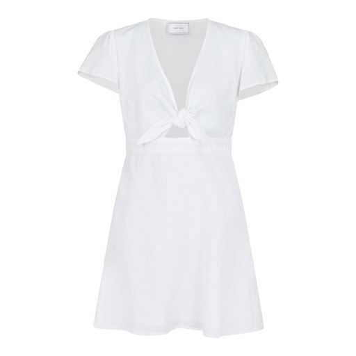 Neo Noir Diara Linen Kjole, Hvid, 42