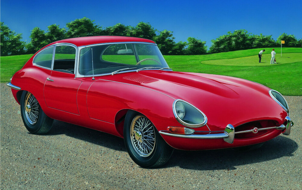 Jaguar E-Type , Revell Modellbausatz