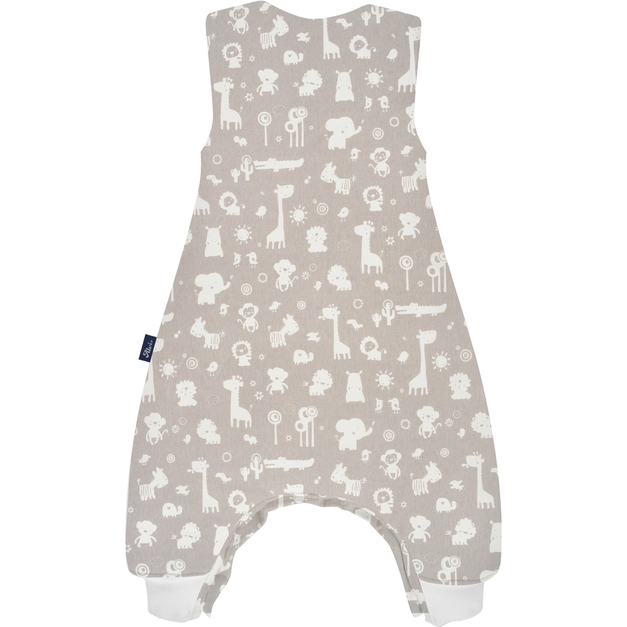 Alvi® Sleep-Overall Light Zootiere taupe
