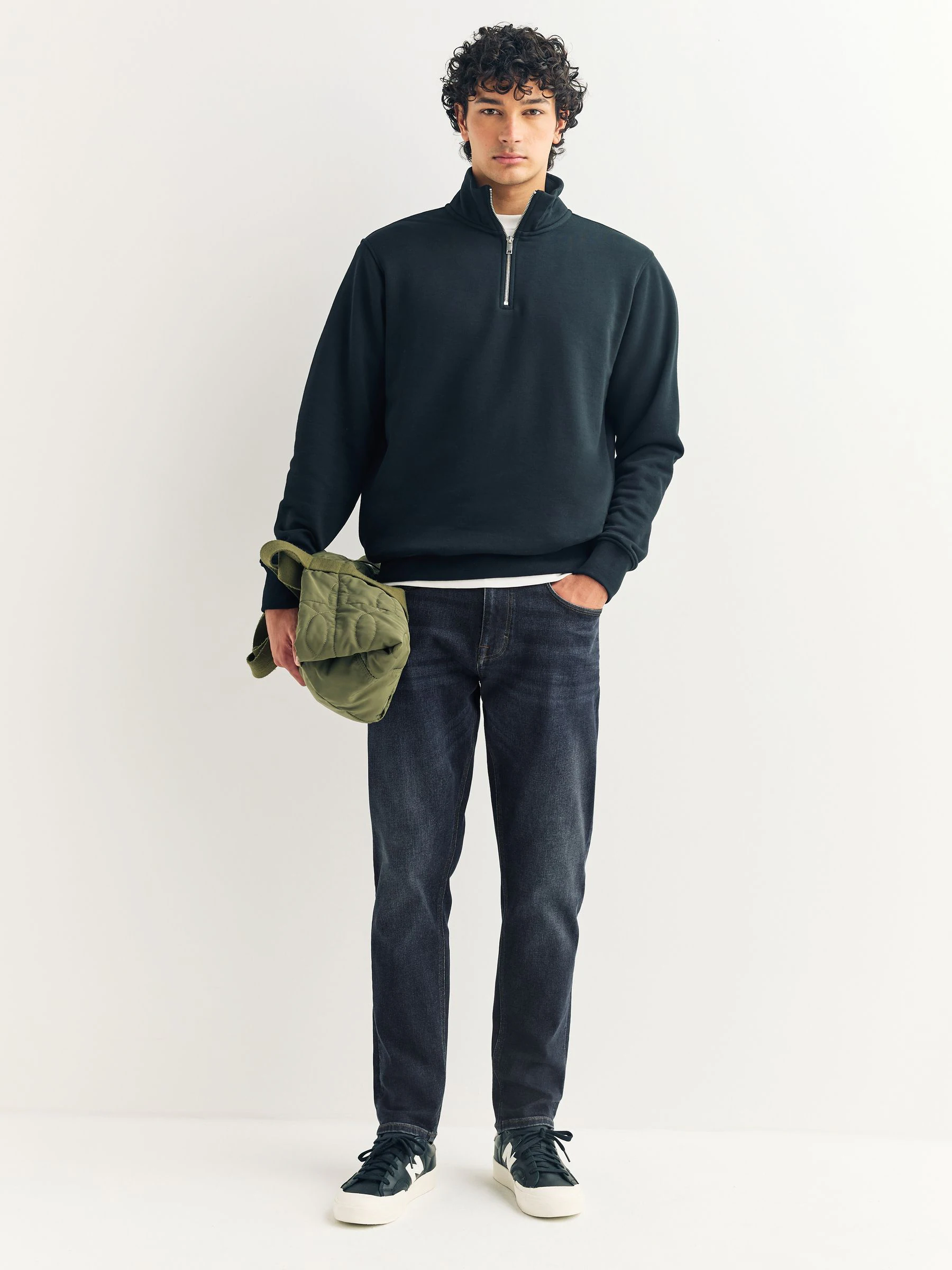 Medium-indigoblauw - Slim Fit - Motionflex jeans