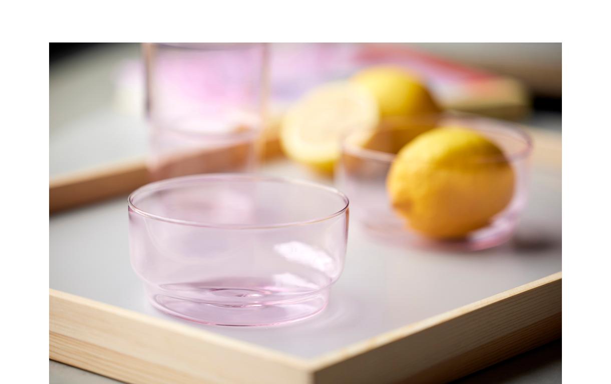 Schale Torino Pink, 2 Stück, 12 cmGlasschüssel zum Servieren einer Vielzahl von Speisen