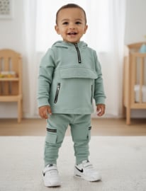 Pocket & Zipped set - mintgroen