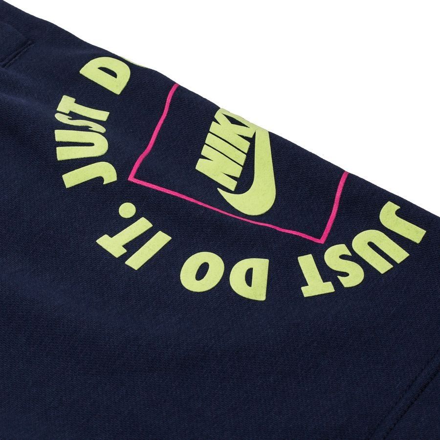 Nike Short NSW Fleece JDI - Bleu Marine/Vert