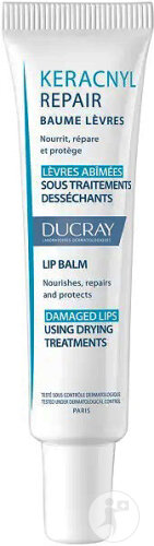 Ducray Keracnyl Repair Baume Lèvres Lèvres Abimées Sous  Traitement Desséchant 15ml