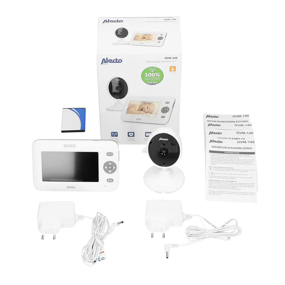 Babyphone mit Kamera DVM-140 ALECTO weiss