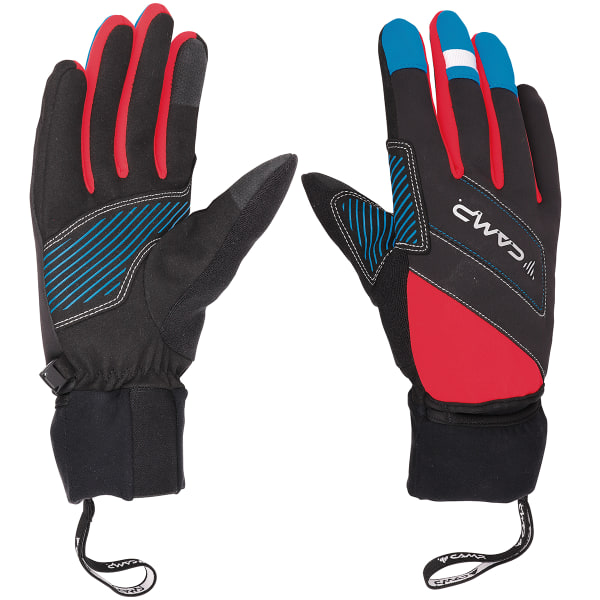 Gant ski de randonnée CAMP G COMP EVO BLACK / RED / LIGHT BLUE