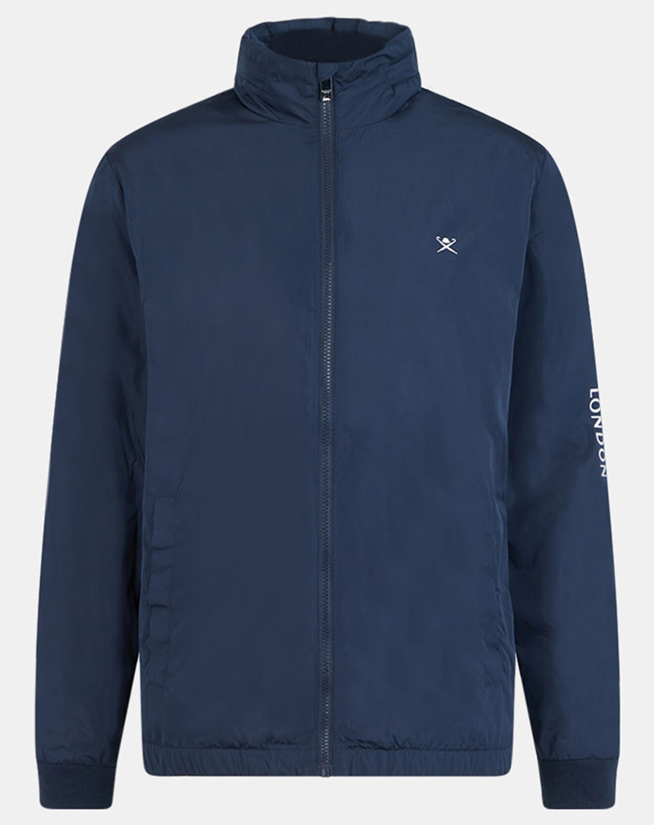 Hackett London Coupe-Vent Hood Logo bleu