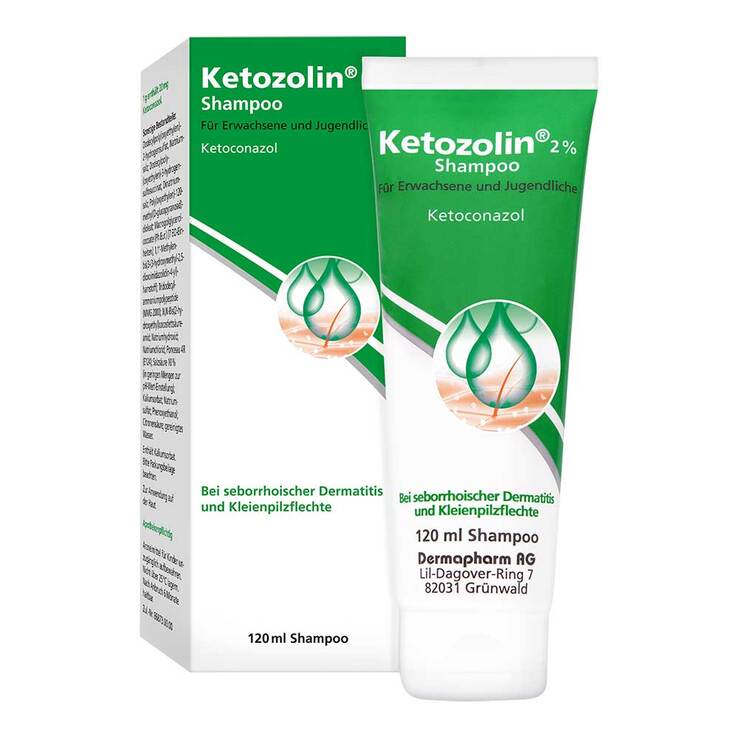 Ketozolin 2 % Shampoo, 120 ml
