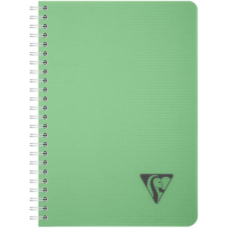 Carnet reliure intégrale Linicolor ESSENCE A5 180 pages petits carreaux couverture plastique polypropyène rainuré - Assortis