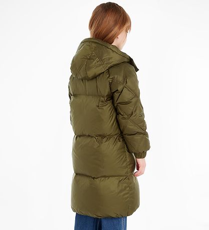 Tommy Hilfiger Daunenmantel - Töte Olive Green