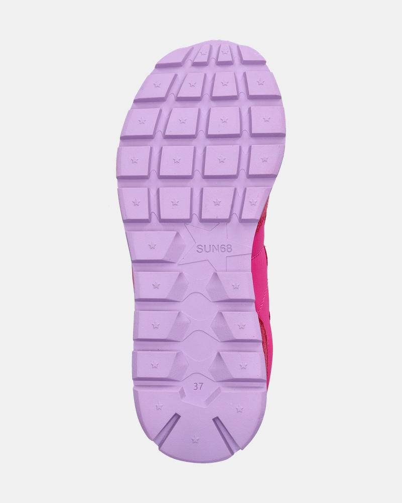 Sun 68 Ally Solid Nylon Lage sneakers  - roze