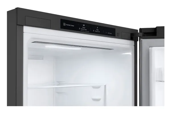 LG GBP62PZNBC - Køleskab/fryser - bund-fryser - bredde: 59.5 cm - dybde: 67.5 cm - højde: 203 cm - 384 liter - Klasse B - stål