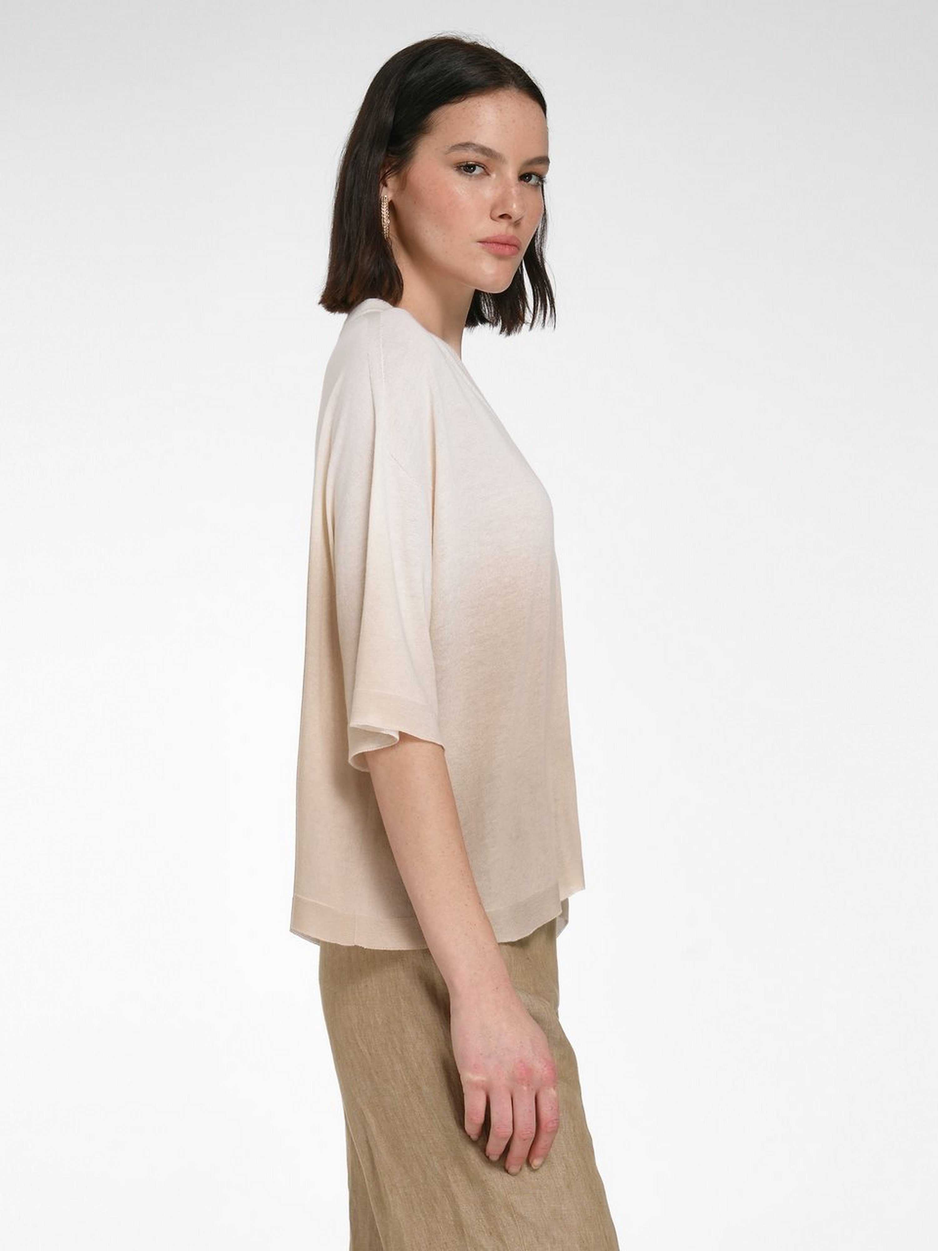 Pullover mit V-Ausschnitt