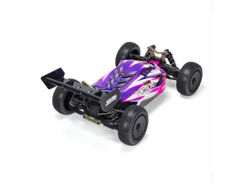 Arrma Buggy Typhoon TLR Tuned 4WD Roller, 1:8 4x4 Offroad Buggy in Roller Ausführung ohne Elektronik