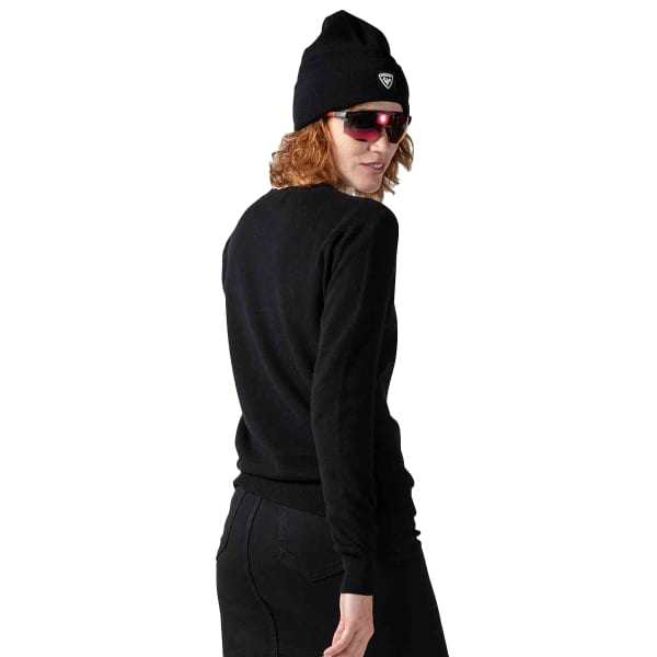 Pull ROSSIGNOL W SIGNATURE KNIT BLACK