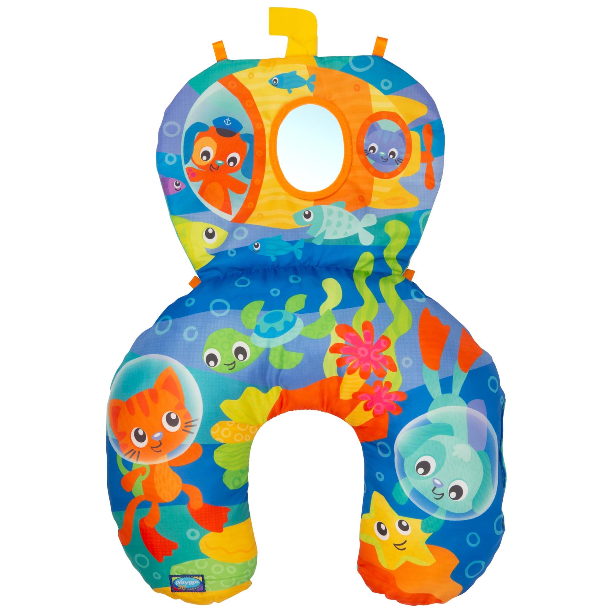 Playgro ocean tummy time activity pillow multi