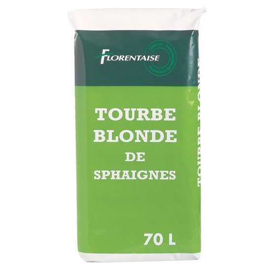 Tourbe blonde de sphaignes - sac de 70 litres