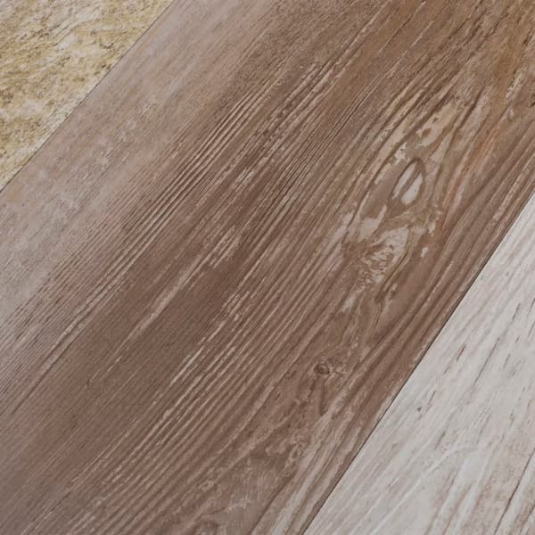 vidaXL Selvklebende PVC-gulvplanker 5,21 m² 2 mm vasket tre
