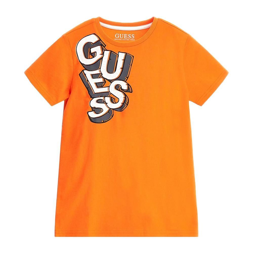 Guess T-shirt Orange Garçon Guess Groovy