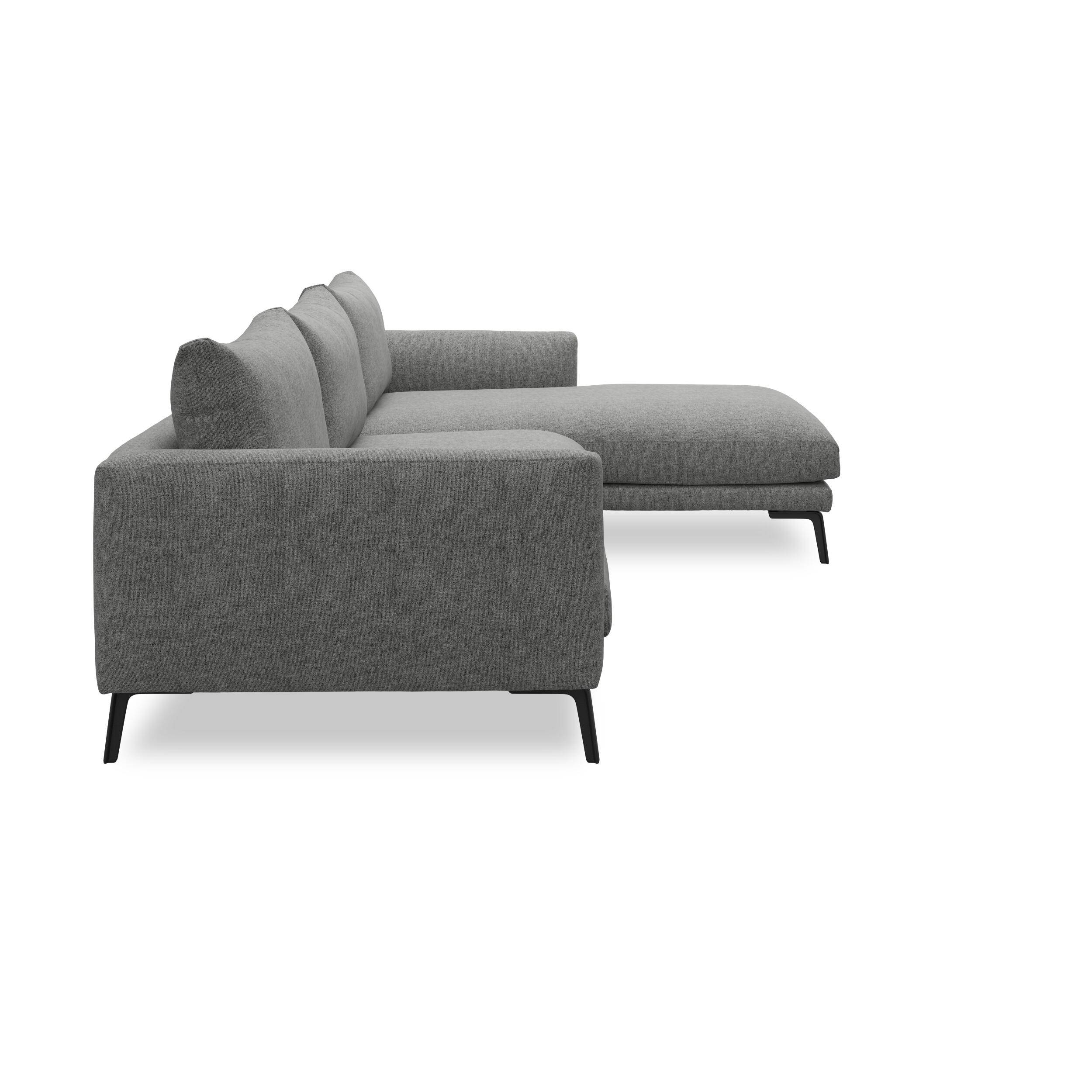 Hallsberg højrevendt sofa med chaiselong