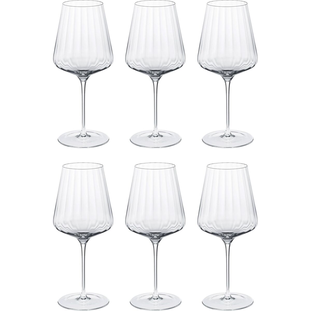 Bernadotte rødvinsglas 6 stk