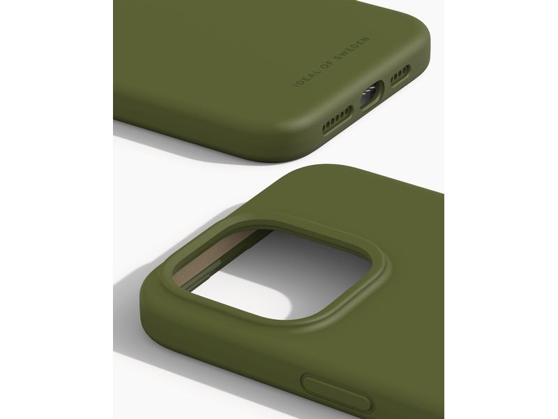 Ideal of Sweden Silicone iPhone 15 Pro Max Khaki Silikon-Backcover für das Apple iPhone 15 Pro Max