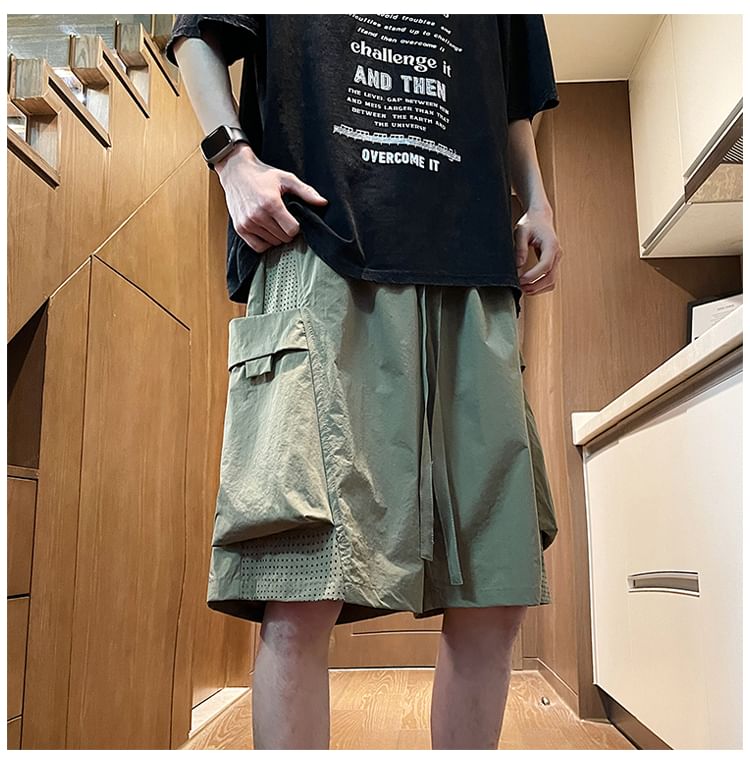 emeisa - Shorts met halfhoge taille en letters