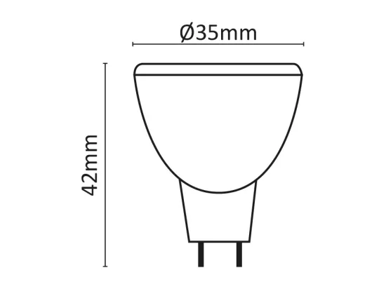 Spot LED MR11 3W 36° 4000K