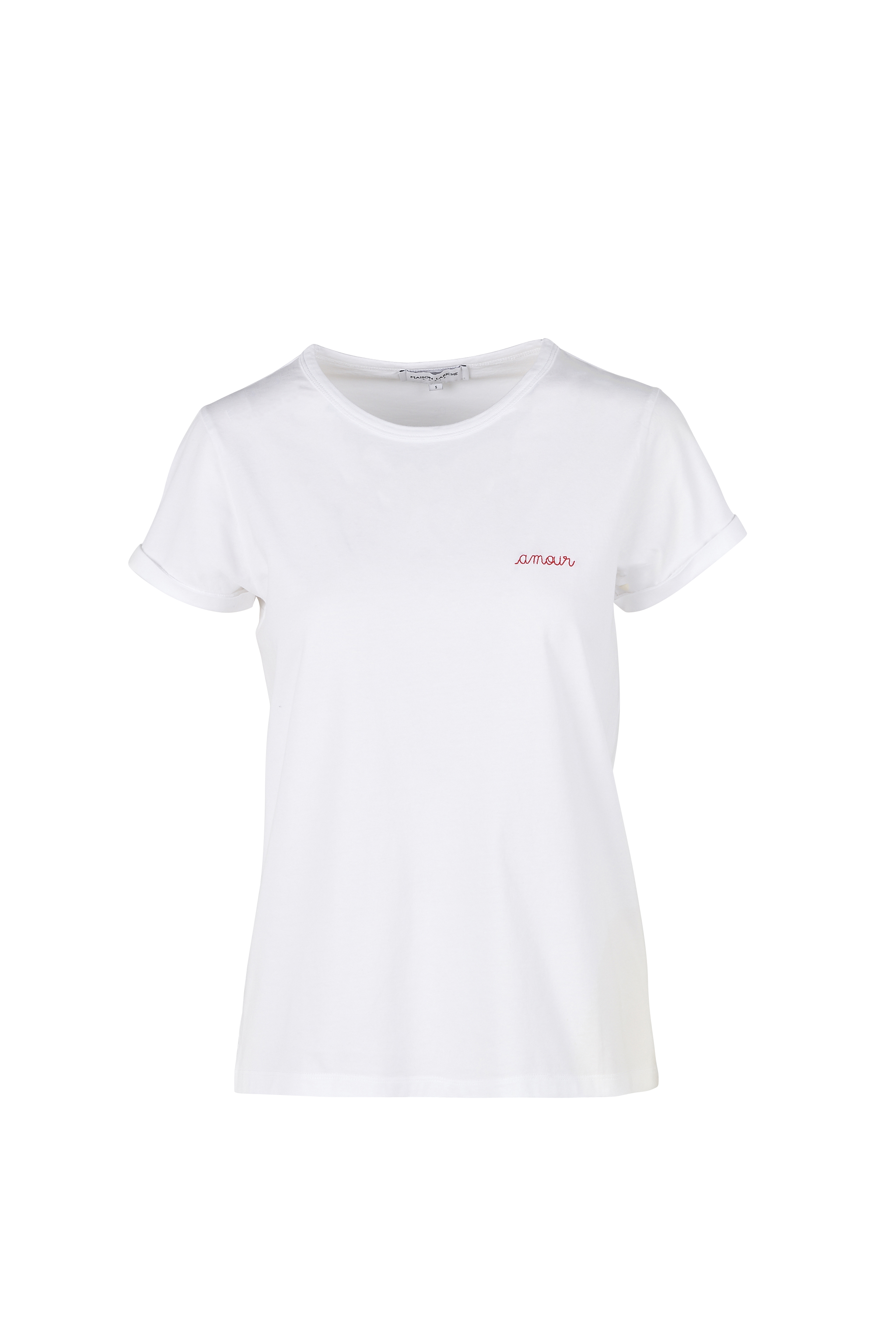 MAISON LABICHE T-shirt en Coton biologique Blanc