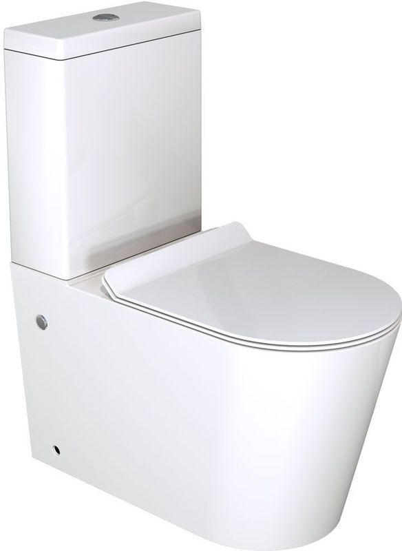 Luca Varess Santino - Staand Toilet - Hoogglans Wit - Randloos
