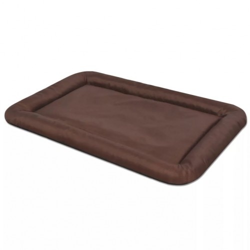 colchão marrom para cama de cachorro