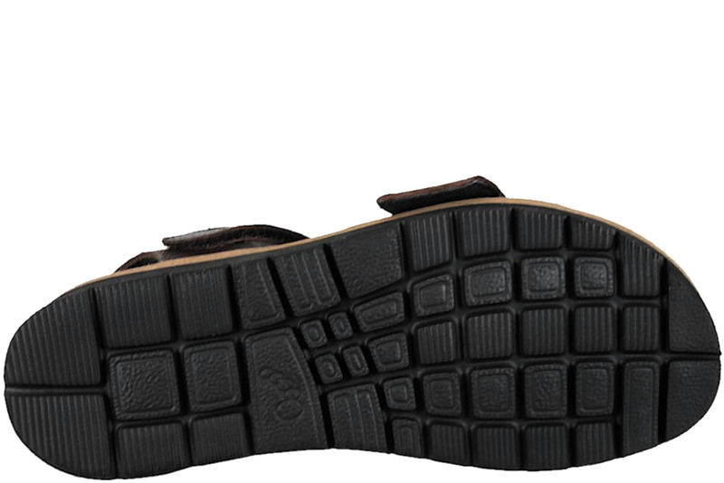 NEW FEET SANDAL I MØRKEBRUNT KALVESKIND