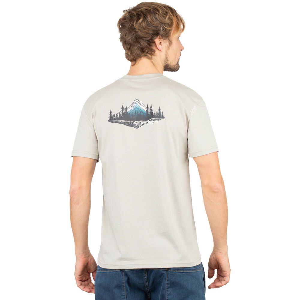 Chillaz Kopenhagen Life Is A Journey T-Shirt Herren beige