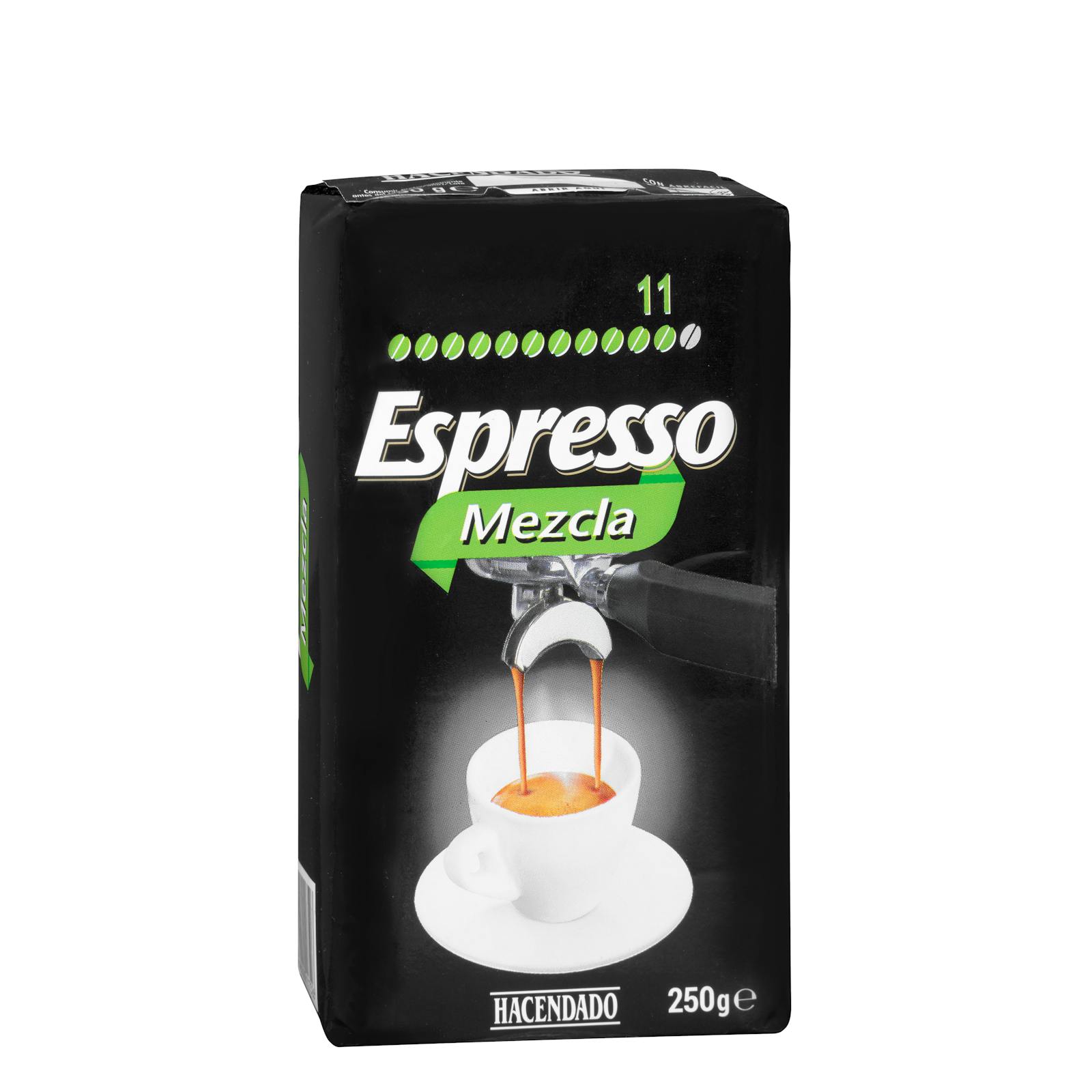 Café moulu mélange expresso Hacendado