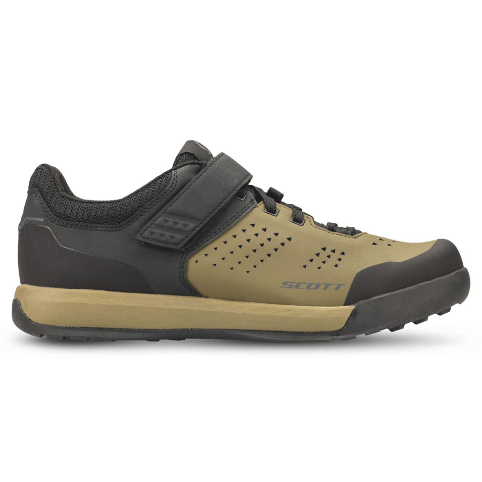Scott SHR-Alp Snørrebånd MTB Cykelsko Black/Fir Green