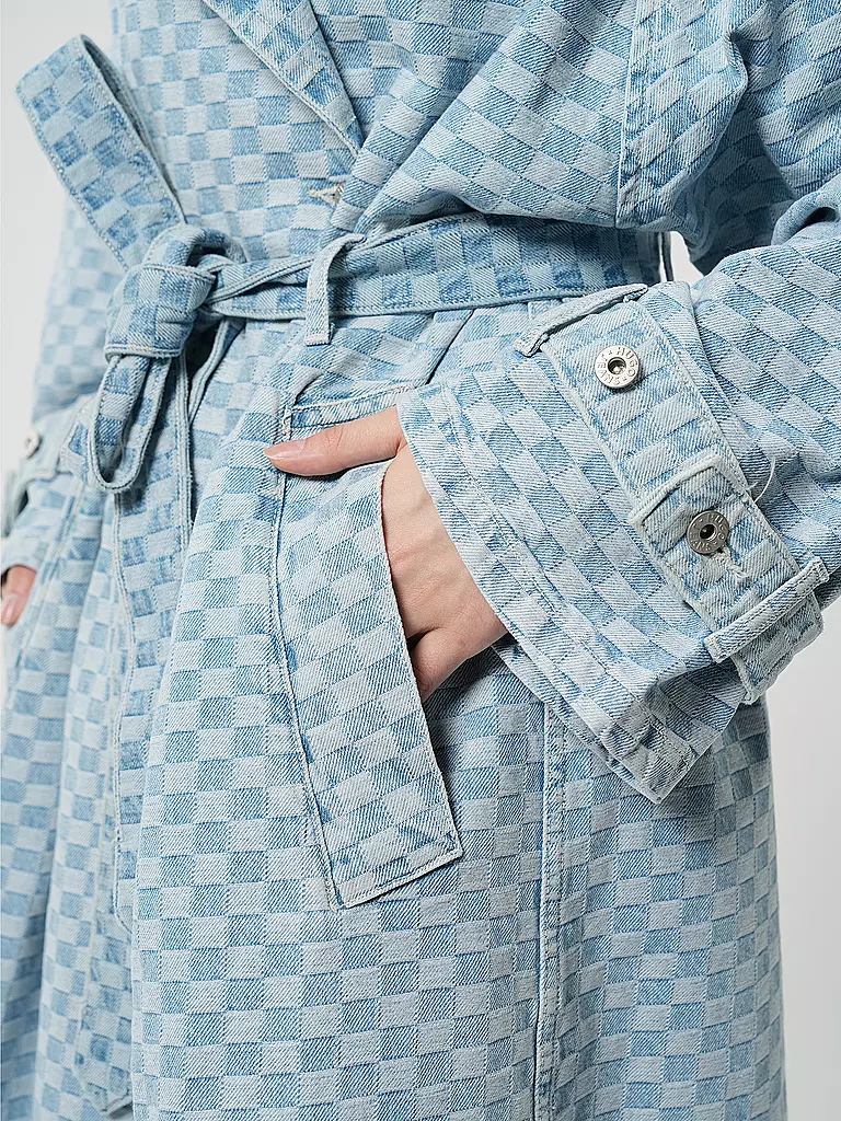 HUGO Trenchcoat hellblau