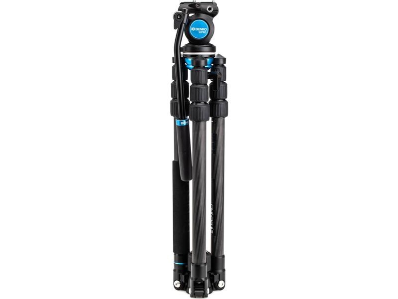 Benro Videostativ C1683TS2PRO Aero Kit Carbon Kompaktes Stativ, geeignet für Reisen und einfaches Verstauen und Tragen